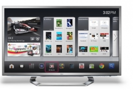 LG ashıq turdegi WebOS televizorları ustinde islemekte
