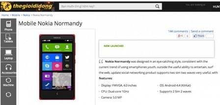 Nokia Normandy / Nokia X  &#1203;&#1179;&#1179;